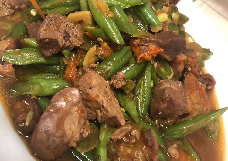 Cara Gampang Menyiapkan Tumis Buncis Ati Ampela Pedas Lezat