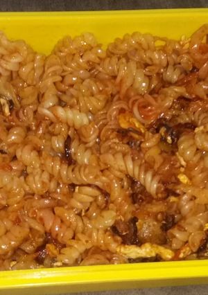 A picture of Tomato pasta.