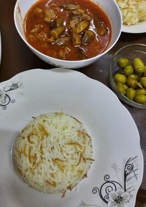 صورة لوصفة باميا ورز