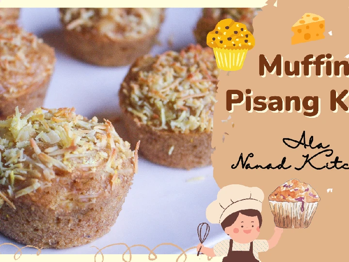 Cara Simple Membuat Resep  GA PAKE RIBET !!! Muffin pisang keju yang Lezat, Bisa Manjain Lidah