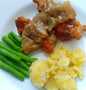 Resep Fried chicken dengan saus onion gravy, Enak Banget
