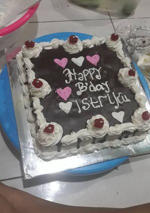 Foto resep Kue ultah cake brownies Bakar