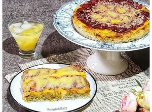 Foto resep Focaccia Marinara Beef Pepperoni Cheese (Triple Cheese)