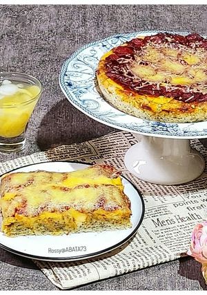 Foto resep Focaccia Marinara Beef Pepperoni Cheese (Triple Cheese)