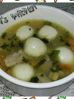 Foto resep Soup Sayur Baso Telur Puyuh