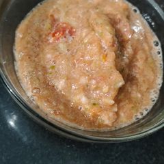 A picture of Spring onion chutney.