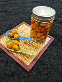 عکسی از دستور ترشی زالزالک