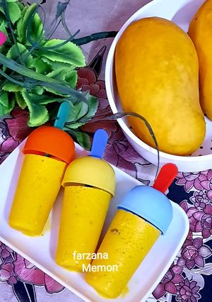 A picture of Mango kulfa.