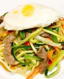 Zucchini noodles - làm mì xào từ trái bí ngòi