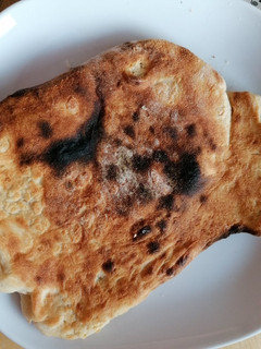 A picture of Naan bread.