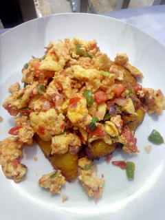 A picture of Tomatoes omelette.