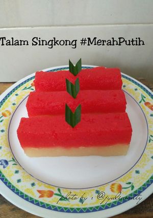 Foto resep Talam Singkong #MerahPutih