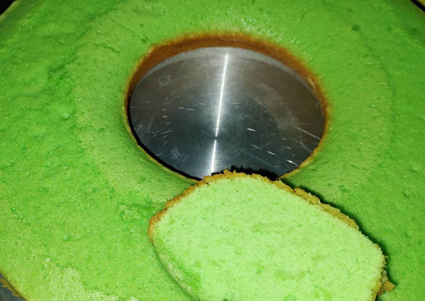 Cake pandan simple dan enak