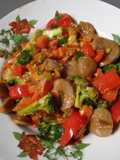 Oseng BasPapBro (Baso, Paprika, Brokoli)
