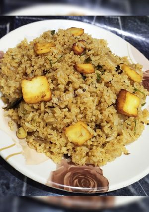 A picture of Paneer pulao.