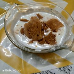 A picture of Dahi papri chaat.