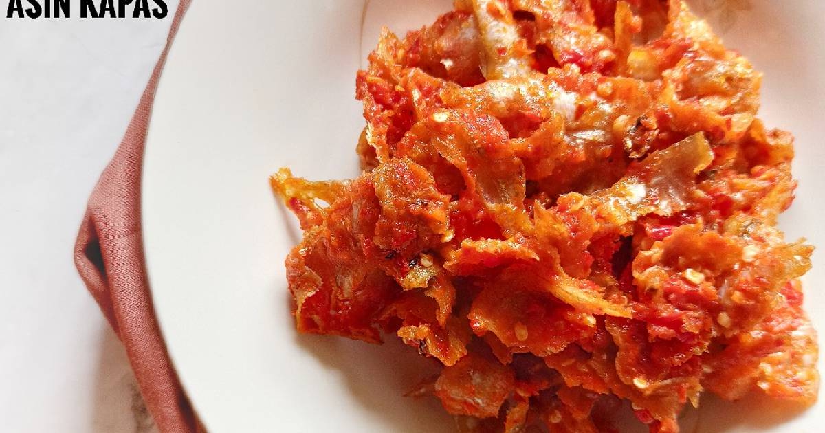 Resep Balado Ikan Asin Kapas Oleh Elitaprtm Cookpad