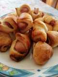 Rotolini wurstel e senape