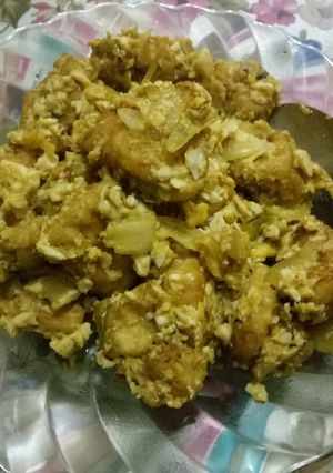 Foto resep Tahu telur asin