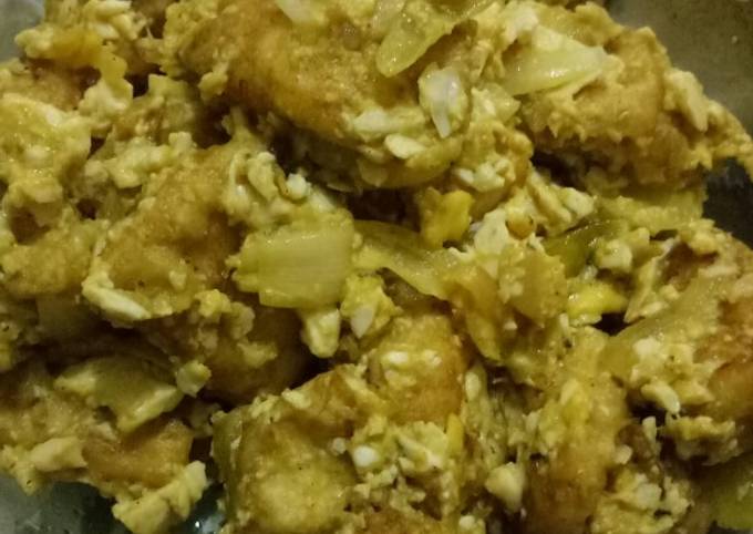 Resep Tahu Telur Asin Oleh Inggit Marikar Cookpad