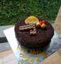 Cara Mudah Membikin Resep  Chocolate Fruit Birthday Cake yang Lezat, Bikin Ketagihan