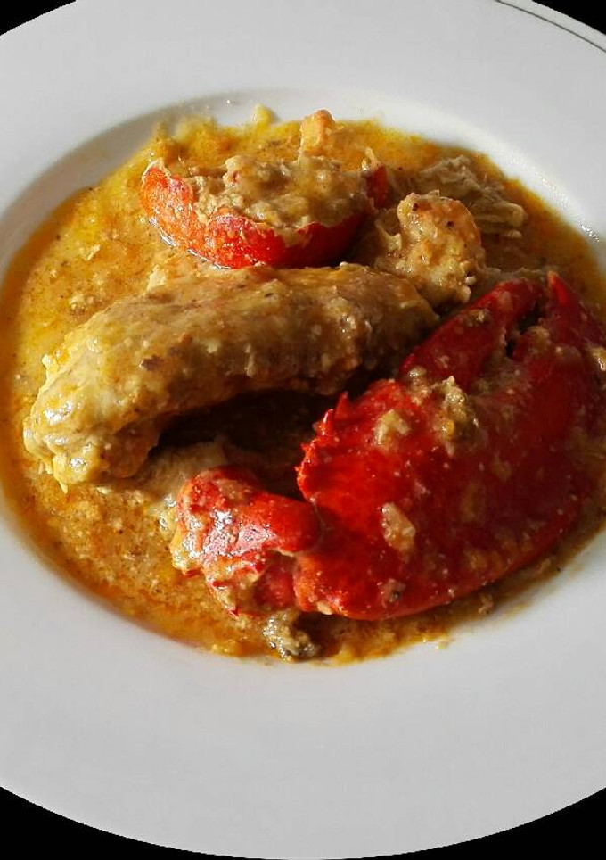 Una foto de Pollo con bogavante