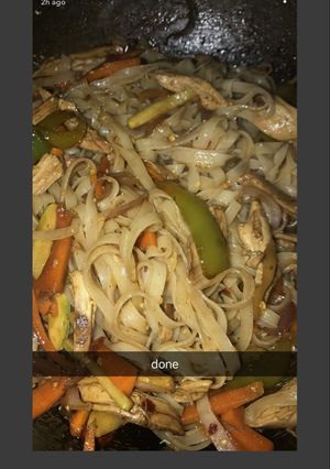 صورة لوصفة Rice noodles نودلز الارز