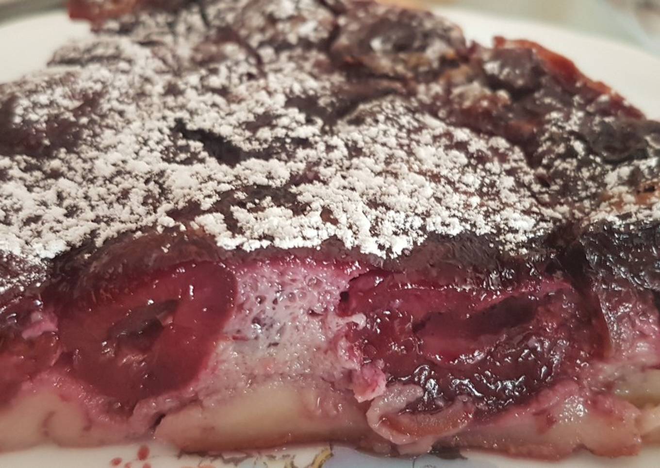 Clafoutis de cerezas en Thermomix y olla GM