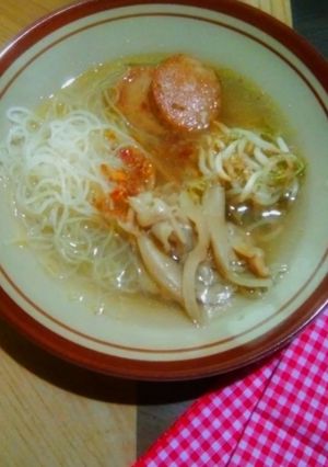 Foto resep Sup Jamur Bihun Galantin