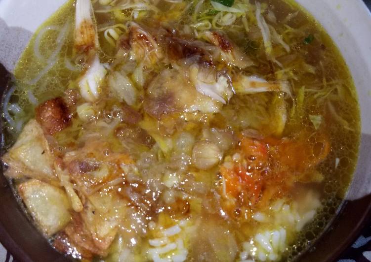 Langkah Mudah Menyiapkan Soto Ayam, Enak Banget