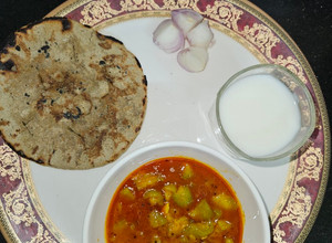A picture of Turai ki sabji.