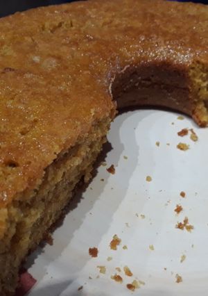Una foto de Budín de naranja-mandarina integral bien húmedo