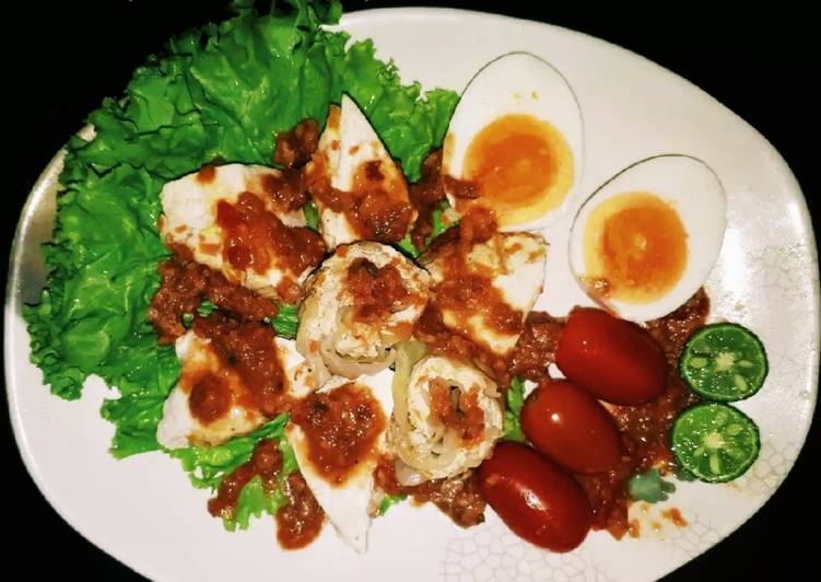 Siomay Tahu Isi Ayam Saos Almond (Menu Eat Clean 🍅) Siomay Tahu Isi Ayam Saos Almond (Menu Eat Clean 🍅)
