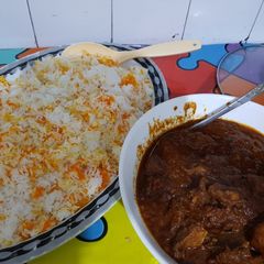 Beef biriani A picture of Beef biriani.