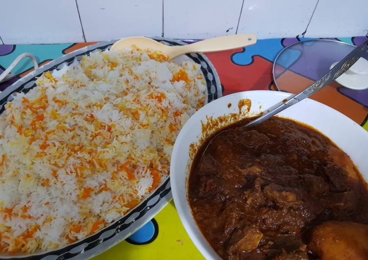 Beef biriani