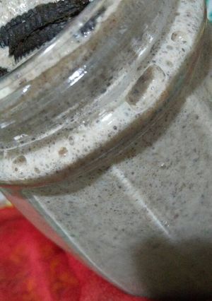 صورة لوصفة ميلك شيك الاوريو والكتكات