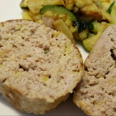 A picture of Pork, apple and sage meatloaf.