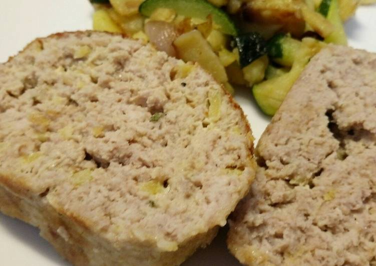 Recipe of Speedy Pork, apple and sage meatloaf