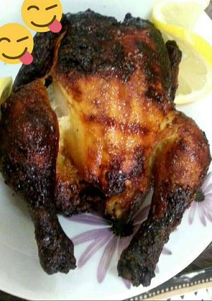صورة لوصفة دجاج شوايه على طريقتي