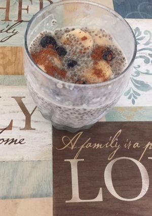 Una foto de Nutritivo y delicioso: Pudín de Chía 😍un postre muy fácil de preparar y bajo en calorías 🥳🥳