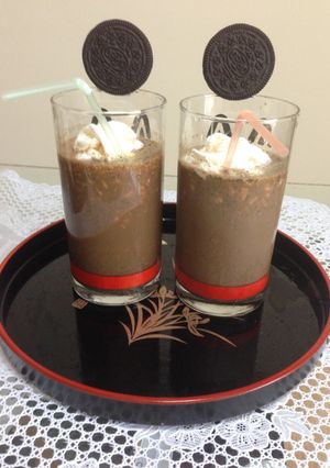 Una foto de Café Helado de Oreo !Ice Blended!