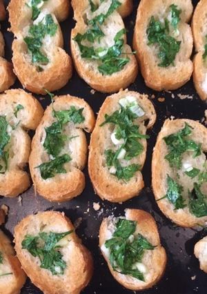 Una foto de Pan de ajo