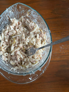 Una foto de Pasta gluten free con atún l Delicias Arcoíris