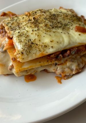 Una foto de Lasagna de palmitos