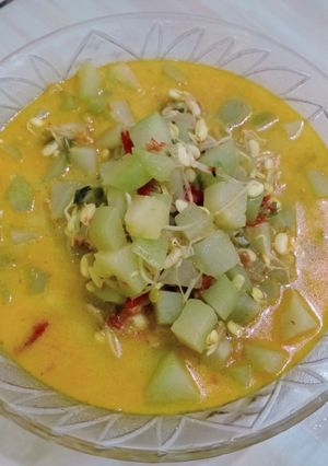 Foto resep Sayur santan manisah (labu siam) dan taoge kedele