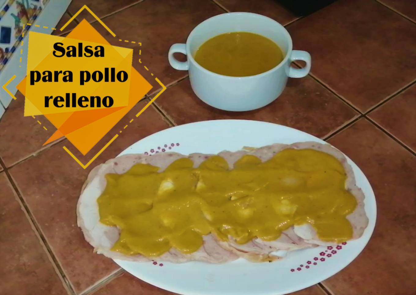 Salsa para pollo relleno (Sana y saludable)