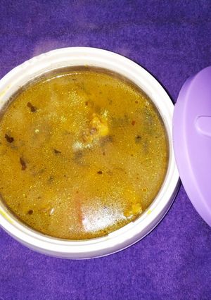 A picture of Chicken soup.