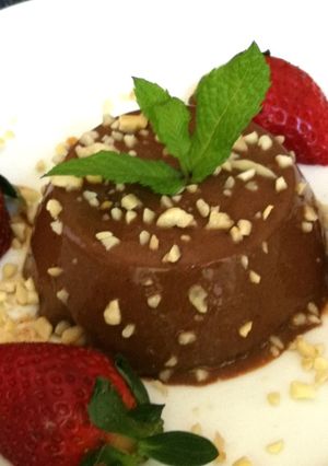 Foto principal de Panna cotta de algarroba con avena
