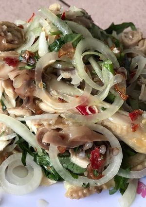 Hình của món Gỏi gà.
