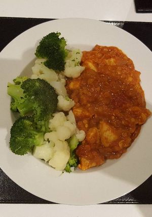 A picture of Almost Butter Chicken.